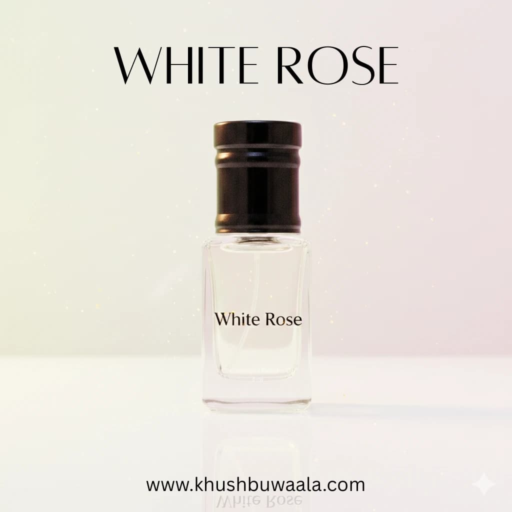 White Rose - Premium perfume bottle
