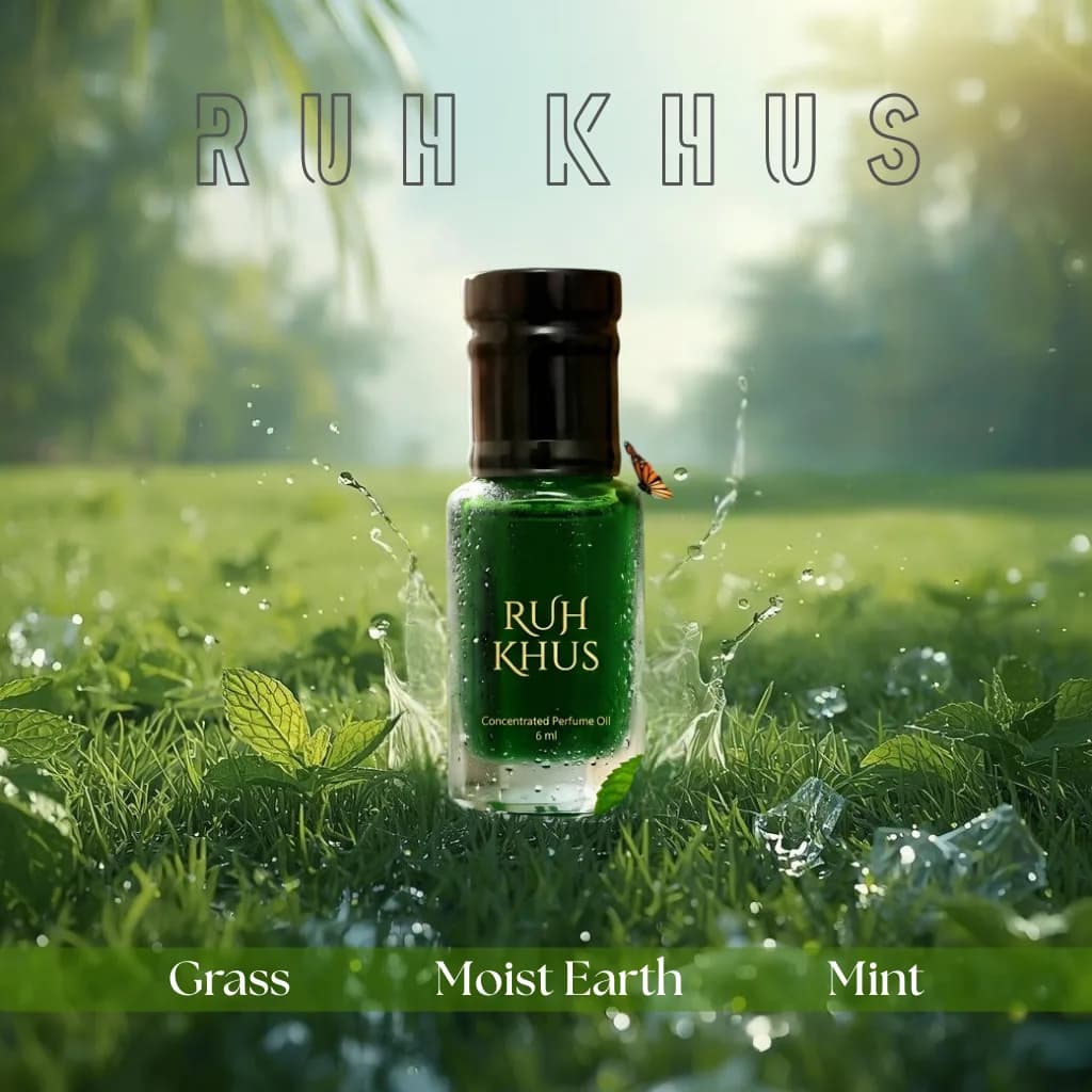 Ruh Khus - Premium perfume bottle