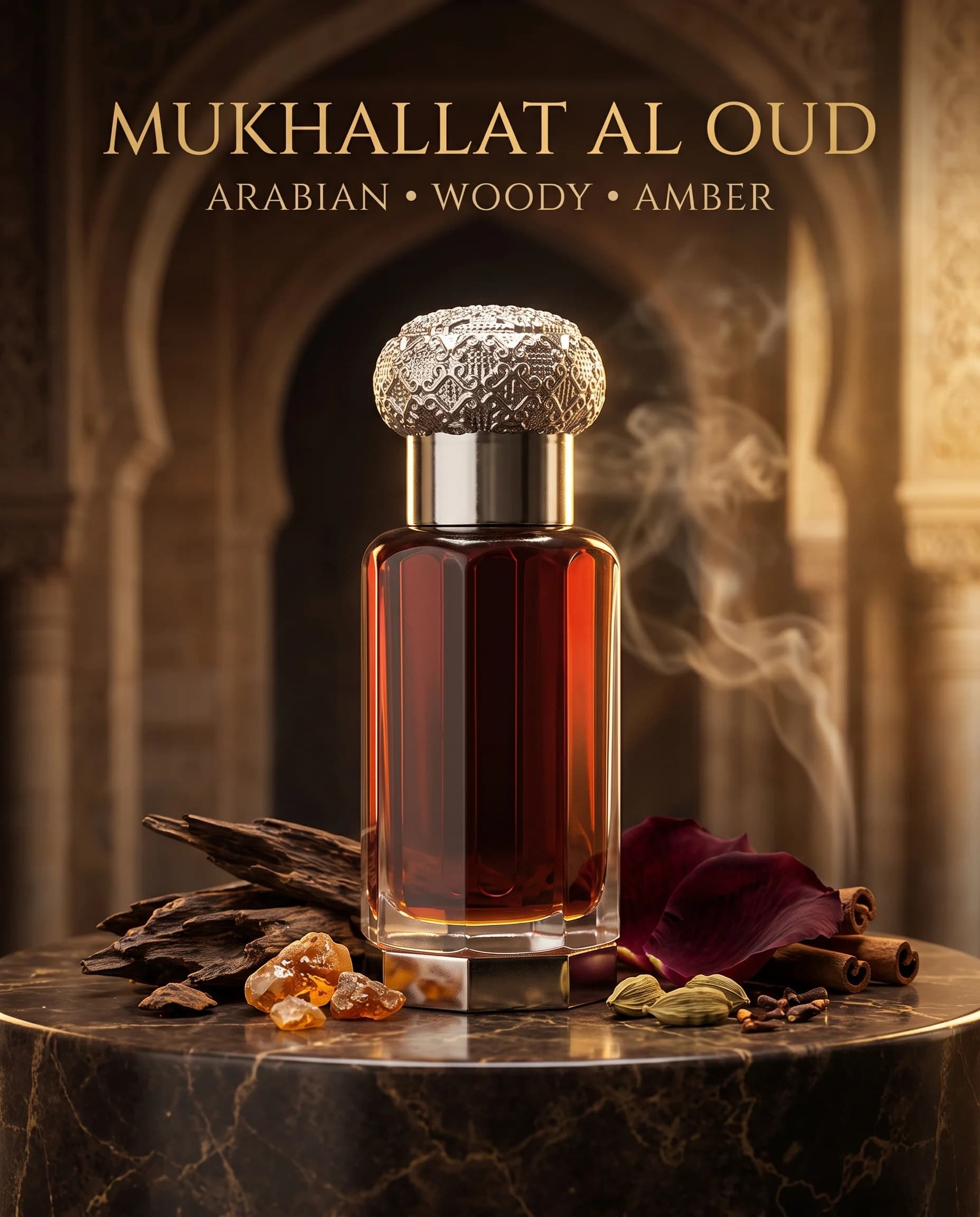 Mukhallat Al Oud - Premium perfume bottle